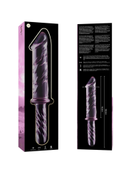 NEBULA SERIES BY IBIZA - MODELO 24 DILDO CRISTAL ROSA 28.5 CM -O- 5 CM