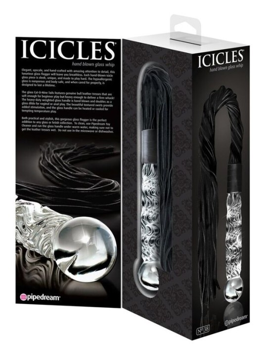 ICICLES - N. 38 GLAZEN MASSAGER