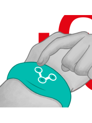 WATCHME - WIRELESS TECHNOLOGY WATCH AQUAMARINE