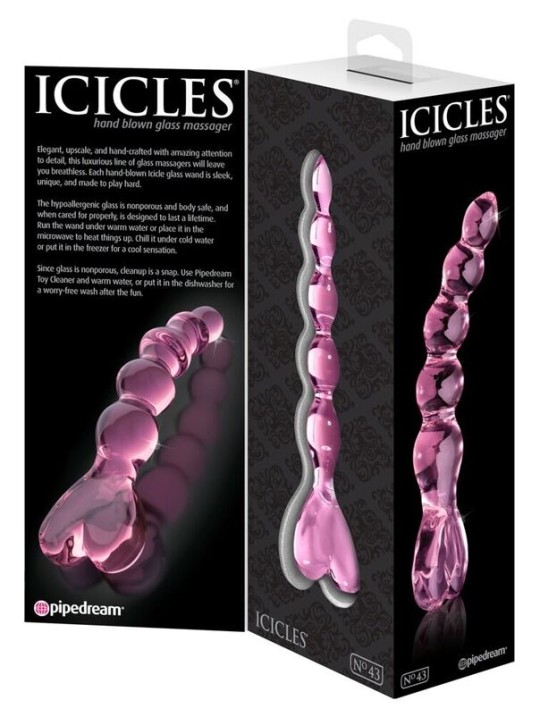 ICICLES - MASSAGGIATORE IN VETRO N. 43