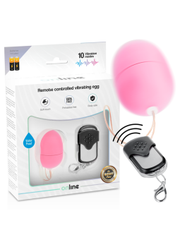 ONLINE - OVO VIBRANTE COM CONTROLE REMOTO S ROSA