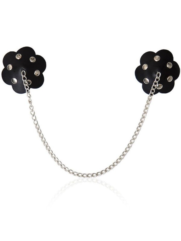 OHMAMA FETISH - PETAL NIPPLE SHIELD WITH CHAIN