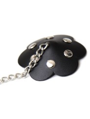 OHMAMA FETISH - BLÜTENBLATT-NIPPELSCHILD MIT KETTE