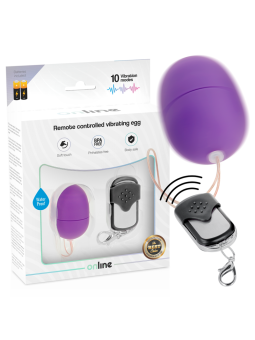 ONLINE - OVO VIBRANTE COM CONTROLE REMOTO S LILAC