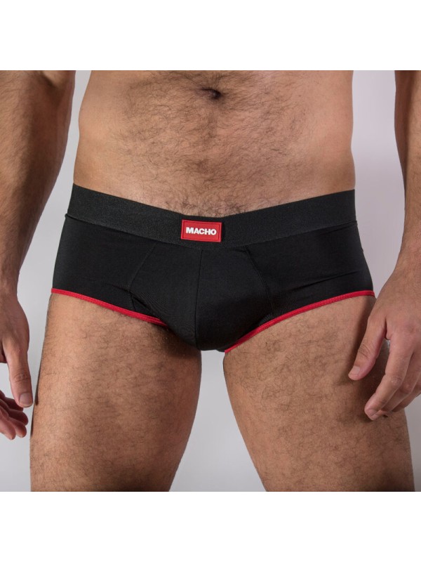 MACHO - CUECA CUECA MS24R VERMELHO ESCURO XL