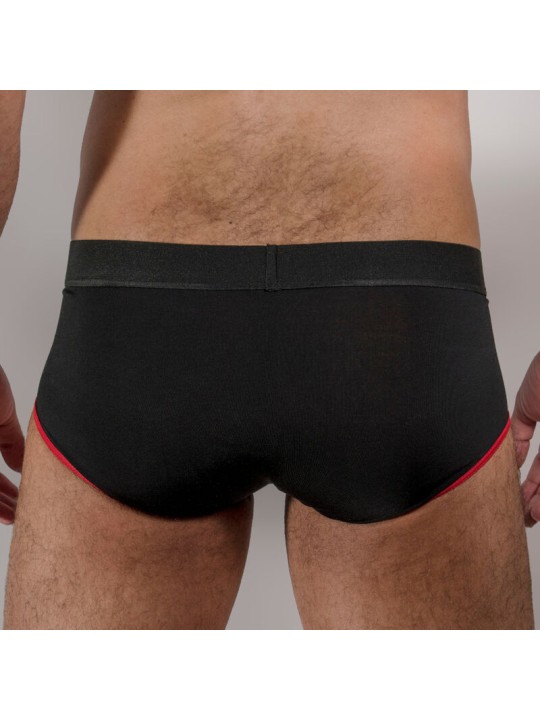 MACHO - MS24R KURZE UNTERHOSE DUNKELROT XL
