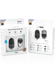 ONLINE - OVO VIBRANTE COM CONTROLE REMOTO M PRETO