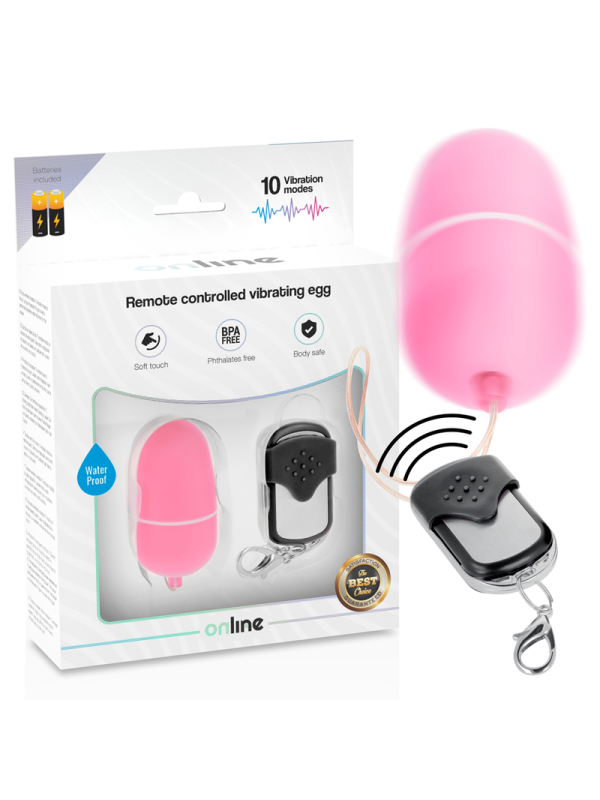 ONLINE - AFSTANDSBEDIENING VIBREREND EI M ROZE