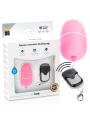 ONLINE - OVO VIBRANTE COM CONTROLE REMOTO M ROSA