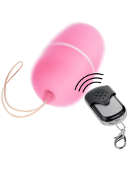 ONLINE - OVO VIBRANTE COM CONTROLE REMOTO M ROSA