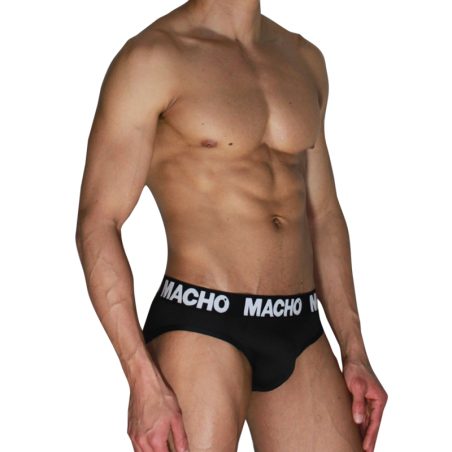 MACHO - MCH007 CLASSIC SLIP BLACK + BLACK M