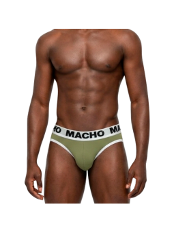 MACHO - MCH013 MILITÄRGRÜNES UNTERHÜLLPEELING XL