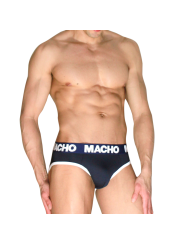 MACHO - MCH008 SLIP CLÁSICO AZUL MARINO M