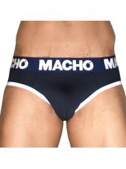 MACHO - MCH008 SLIP CLÁSICO AZUL MARINO M