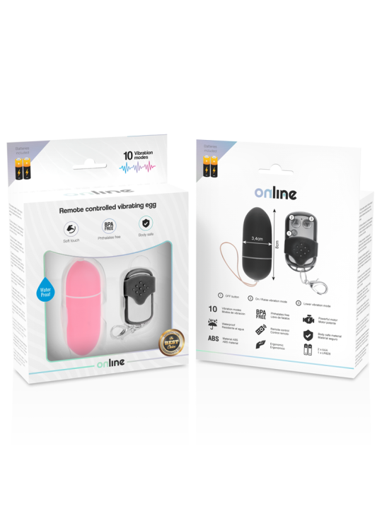 ONLINE - AFSTANDSBEDIENING VIBREREND EI L ROZE