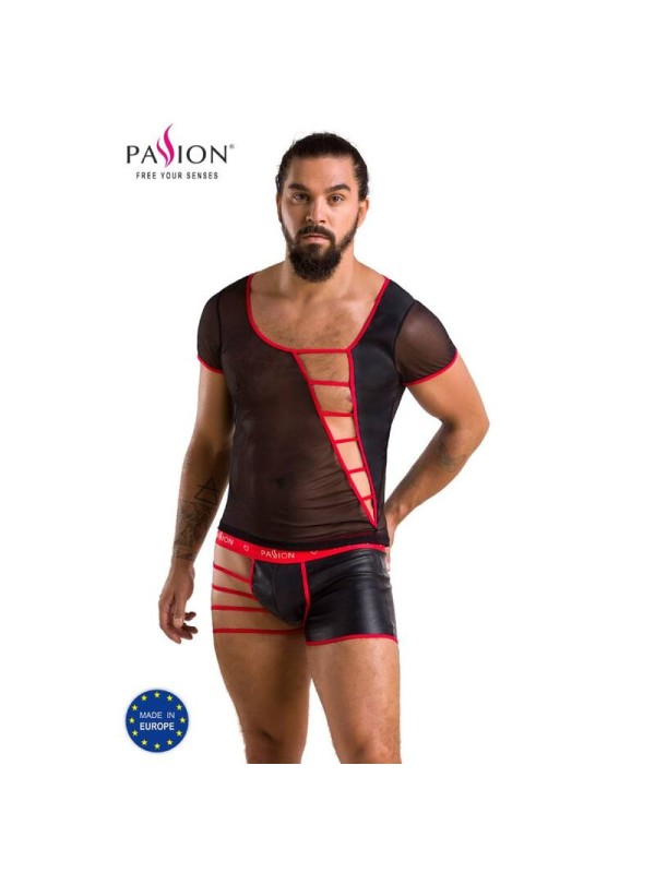 PASSION - 055 CONJUNTO MARCA PRETO L/XL