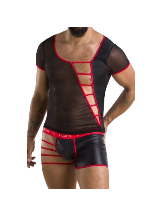 PASSION - 055 CONJUNTO MARCA PRETO L/XL