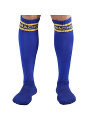 MACHO - LANGE SOCKEN, EINE GRÖSSE, BLAU