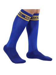 MACHO - LANGE SOKKEN ONE SIZE BLAUW