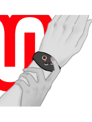 WATCHME - MONTRE À TÉLÉCOMMANDE À TECHNOLOGIE SANS FIL JET ET CUIVRE
