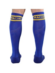 MACHO - CHAUSSETTES LONGUES TAILLE UNIQUE BLEU