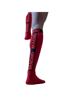 MACHO - DÜNNE SOCKEN EINHEITSGRÖSSE ROT