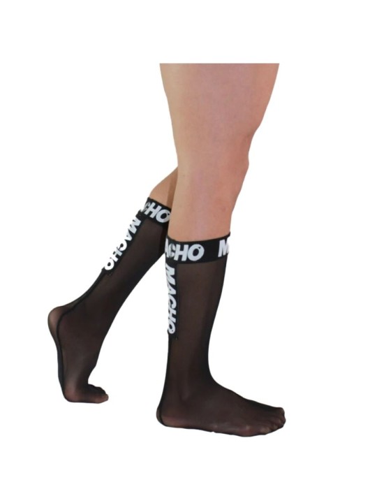 MACHO - DÜNNE SOCKEN EINHEITSGRÖSSE SCHWARZ