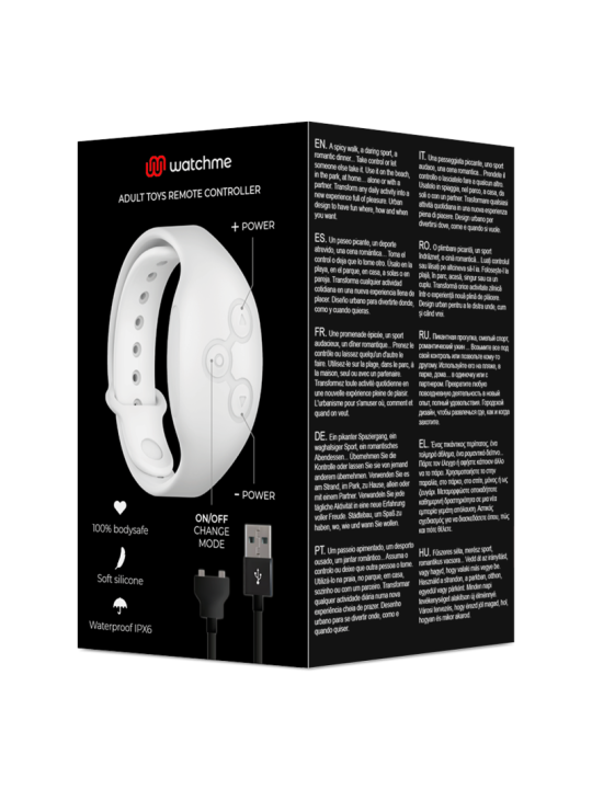 WATCHME - DRAADLOZE TECHNOLOGIE AFSTANDSBEDIENING HORLOGE JET BLACK EN