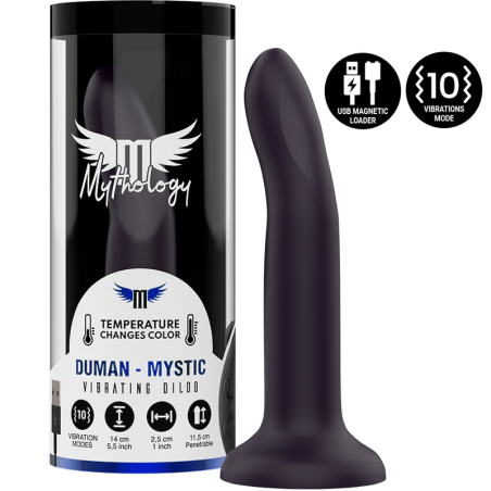 MYTHOLOGY DUMAN MYSTIC DILDO S - VIBRADOR WATCHME TECNOLOGIA SEM FIO C