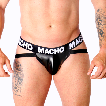 MACHO - MX25NC ZWART LEDEREN JOCKTAIL L
