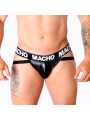 MACHO - MX25NC JOCK BLACK LEATHER L