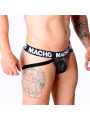 MACHO - MX25NC JOCK COURO PRETO XL