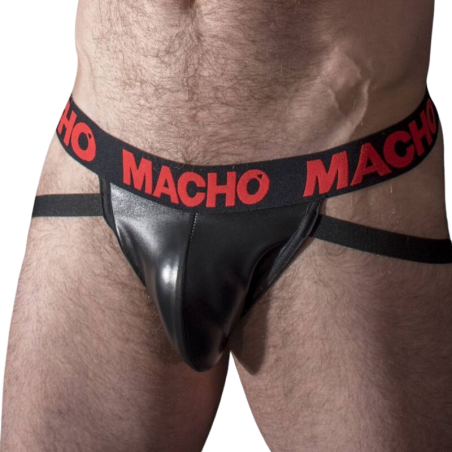 MACHO - MX25RC JOCK ROOD LEER XL