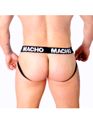 MACHO - MX27GR JOCK CUERO GRIS BEIGE L