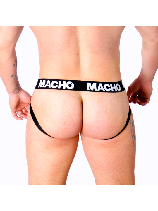 MACHO - MX27GR JOCK LEER GRIJS BEIGE XL