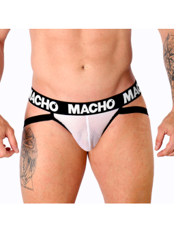MACHO - MX26X1 JOCK GRID WEISS XL