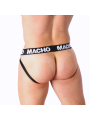 MACHO - MX26X1 WITTE MESH JOCKTAIL XL