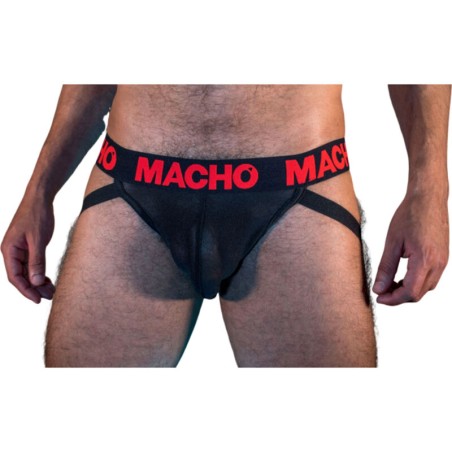 MACHO - MX26X2 JOCK ZWART/ROOD S