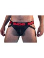 MACHO - MX26X2 JOCK ZWART/ROOD S