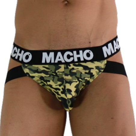 MACHO - MX28MV GROENE MILITAIRE JOCK L
