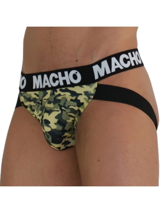 MACHO - MX28MV GROENE MILITAIRE JOCK L