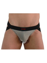 BURN - 001 GLANZENDE JOCK BEIGE / ZWART XL