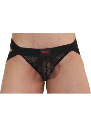 BURN - 005 JOCK LINGERIE BLACK XL