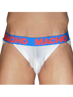 MACHO - MX29AZ WITTE JOCK + DONKERBLAUWE M