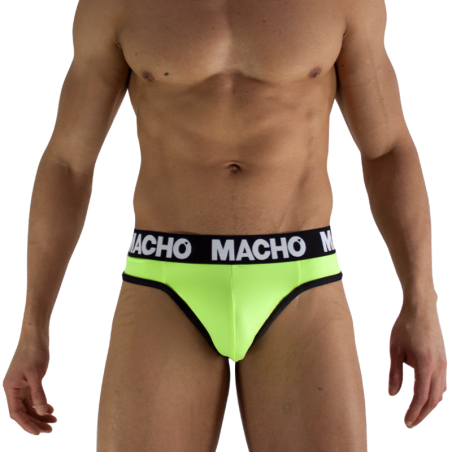 MACHO - MTG001 STRING JAUNE FLUORESCENT TAILLE L