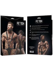FETISH SUBMISSIVE ATTITUDE - V-FÖRMIGER HARNESS AUS ÖKOLEDER FÜR HERRE
