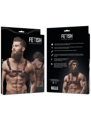 FETISH SUBMISSIVE ATTITUDE - BRUSTHARNESS AUS ÖKOLEDER FÜR HERREN SCHW