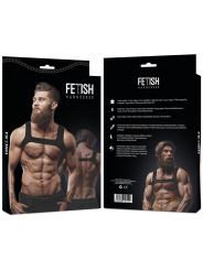 FETISH SUBMISSIVE ATTITUDE - ARNÊS DE PEITO DE NEOPRENE PARA HOMENS TA