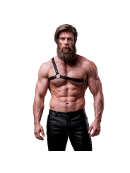 FETISH SUBMISSIVE - ATTITUDE ARNÉS ECOPIEL HOMBRO CRUZADO HOMBRE