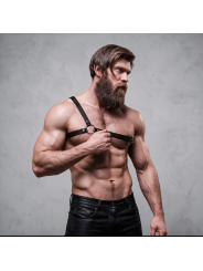 FETISH SUBMISSIVE - ATTITUDE ARNÉS ECOPIEL HOMBRO CRUZADO HOMBRE